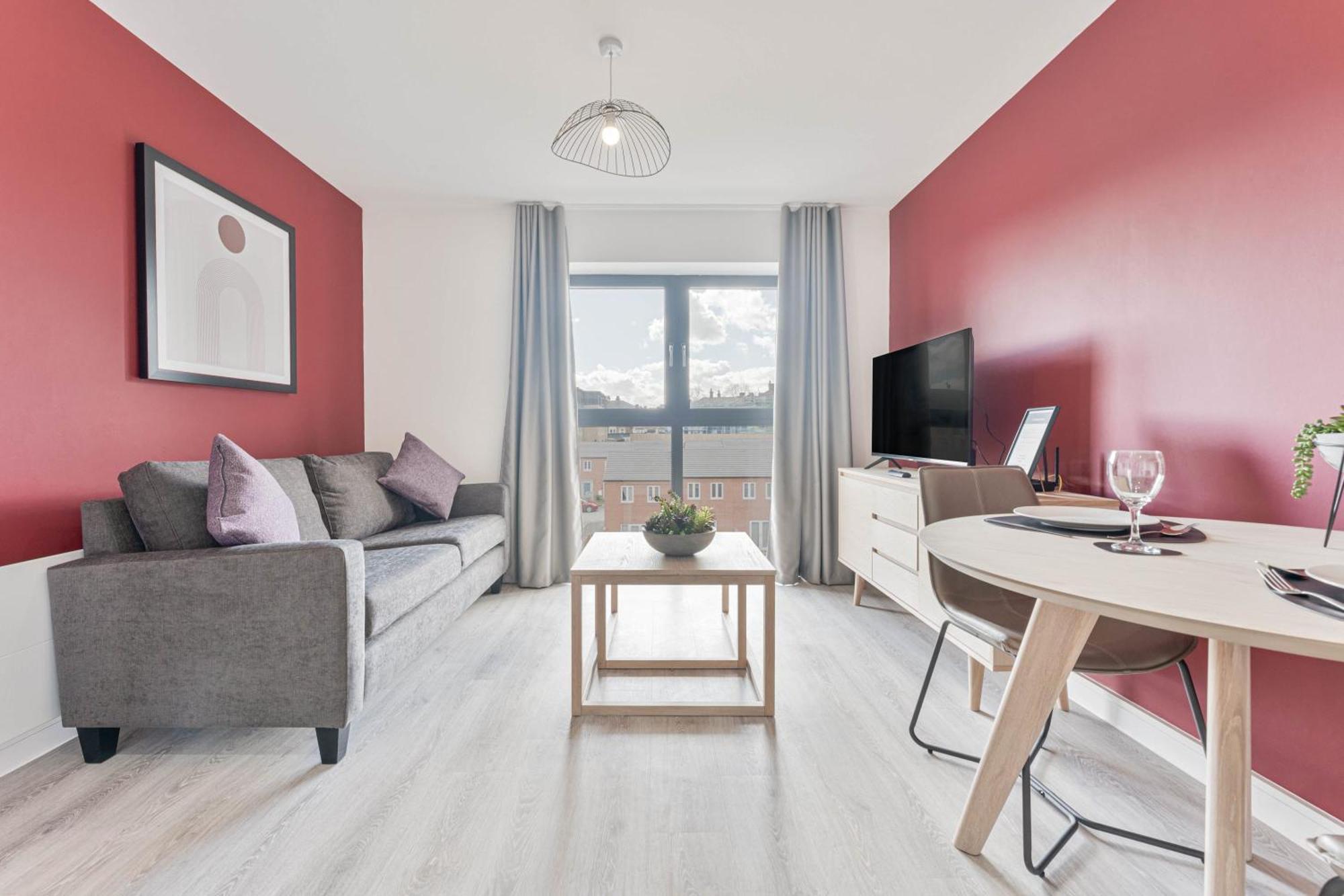 Stayzeni, Hardwick House Derby Smart 1 Bed Flat Extérieur photo